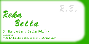 reka bella business card